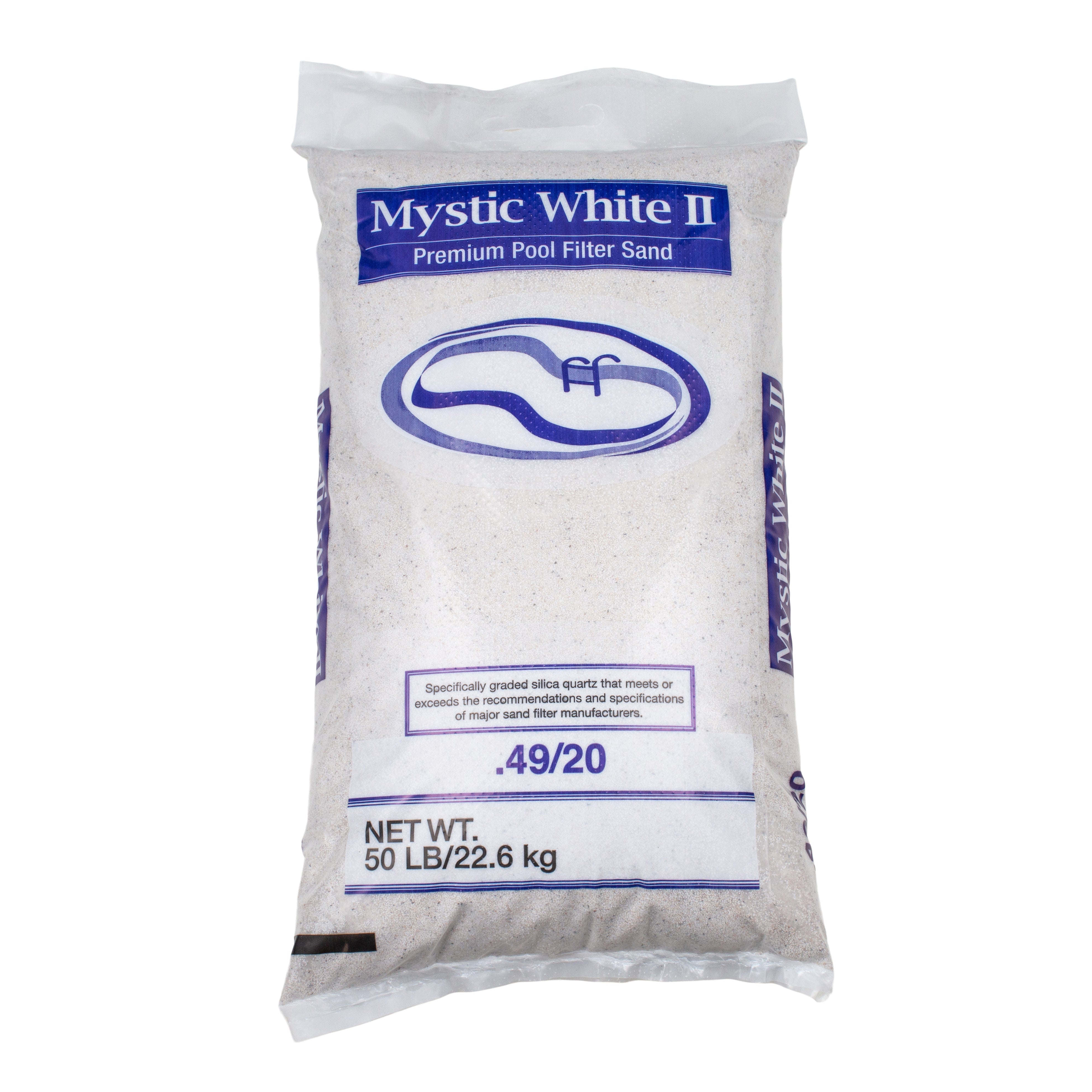 Mystic White II Premium Pool Filter Sand for Maximum Efficiency and Optimal Flow Rate ( LOCAL DELIVERY ONLY )