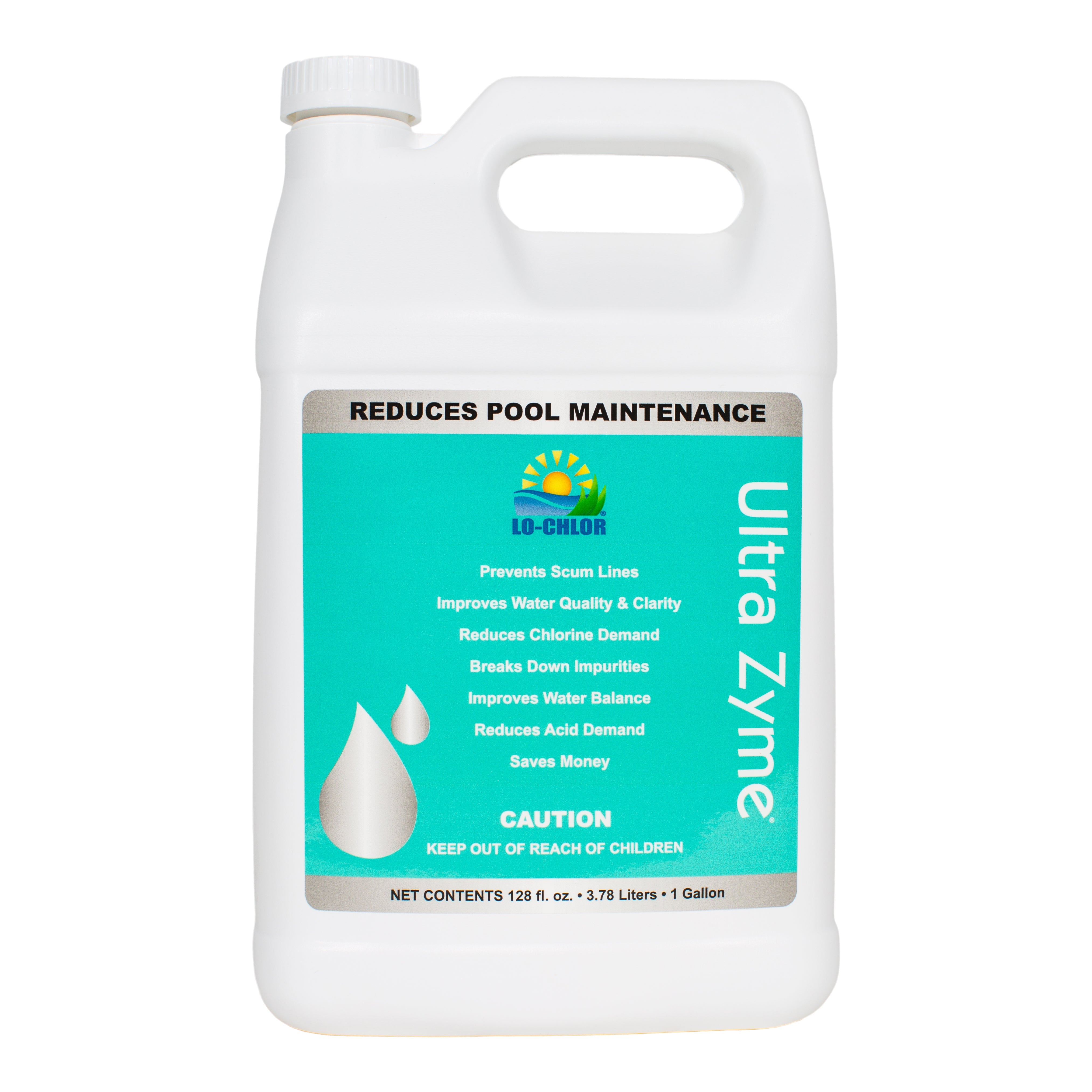 Lo-Chlor Ultra Zyme Liquid Formula for Easy Pool Water Treatment