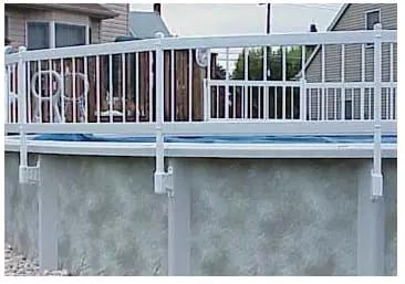 Vinyl Works Premium 24" 3-Section Fence Add-On Kit B, Taupe | B24P3-T by VinylWorksCanada