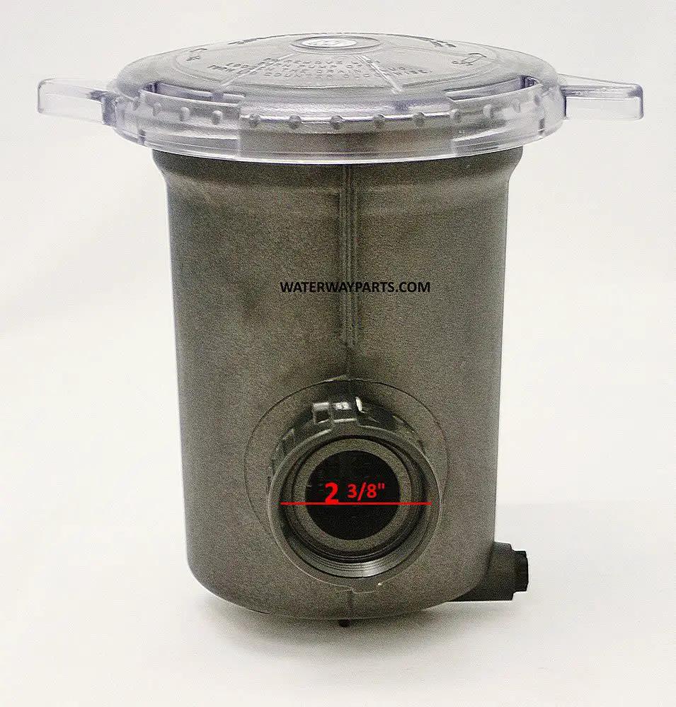 Waterway 6" Pump Trap Assembly, 1.5" x 1.5" | 310-5400 by Waterway