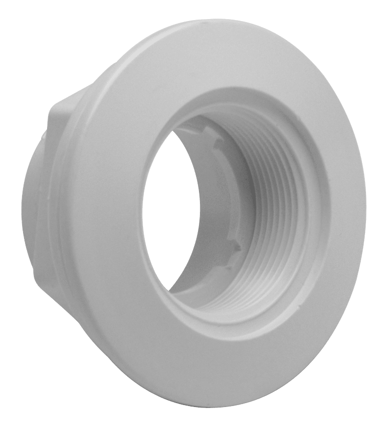 Waterway Return Wall Fitting Assembly with Nut and Gasket, 1-1⁄2" FPT x 1-1⁄2" S, White | 400-9150 by Waterway