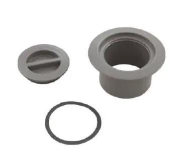 Volleyball Pole Holder Flange and Plug Assembly Gray | 5406717 by Waterway