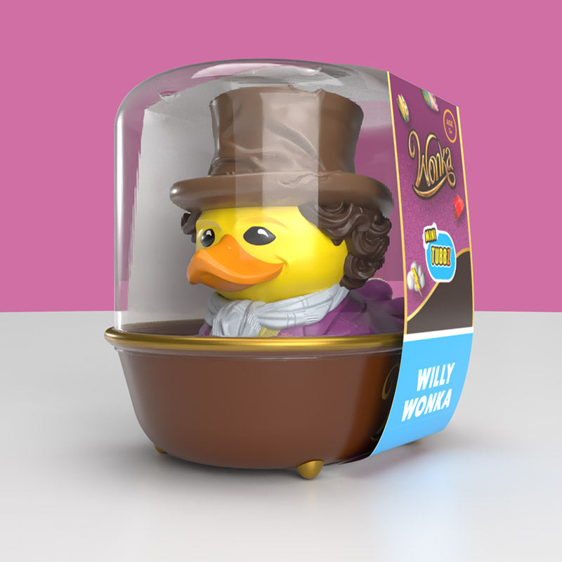 Willy Wonka TUBBZ Mini Edition Collectible Duck Figure With Top Hat