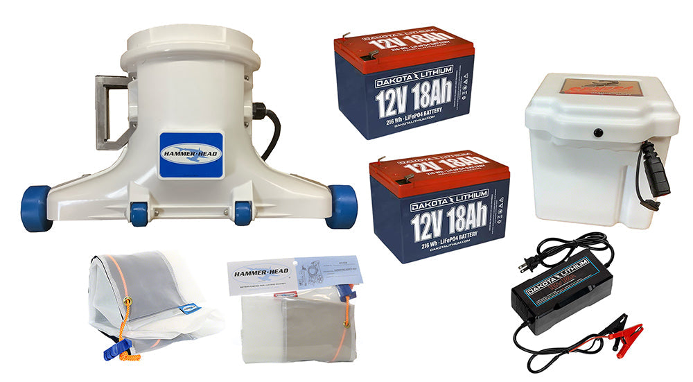 HammerHead Remora Pro Portable Pool Vacuum System Cleaner
