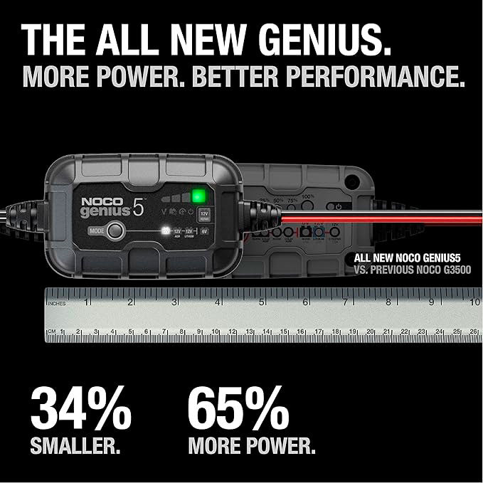 Noco Genius5 5A Charger For Hammerhead Pool Cleaners