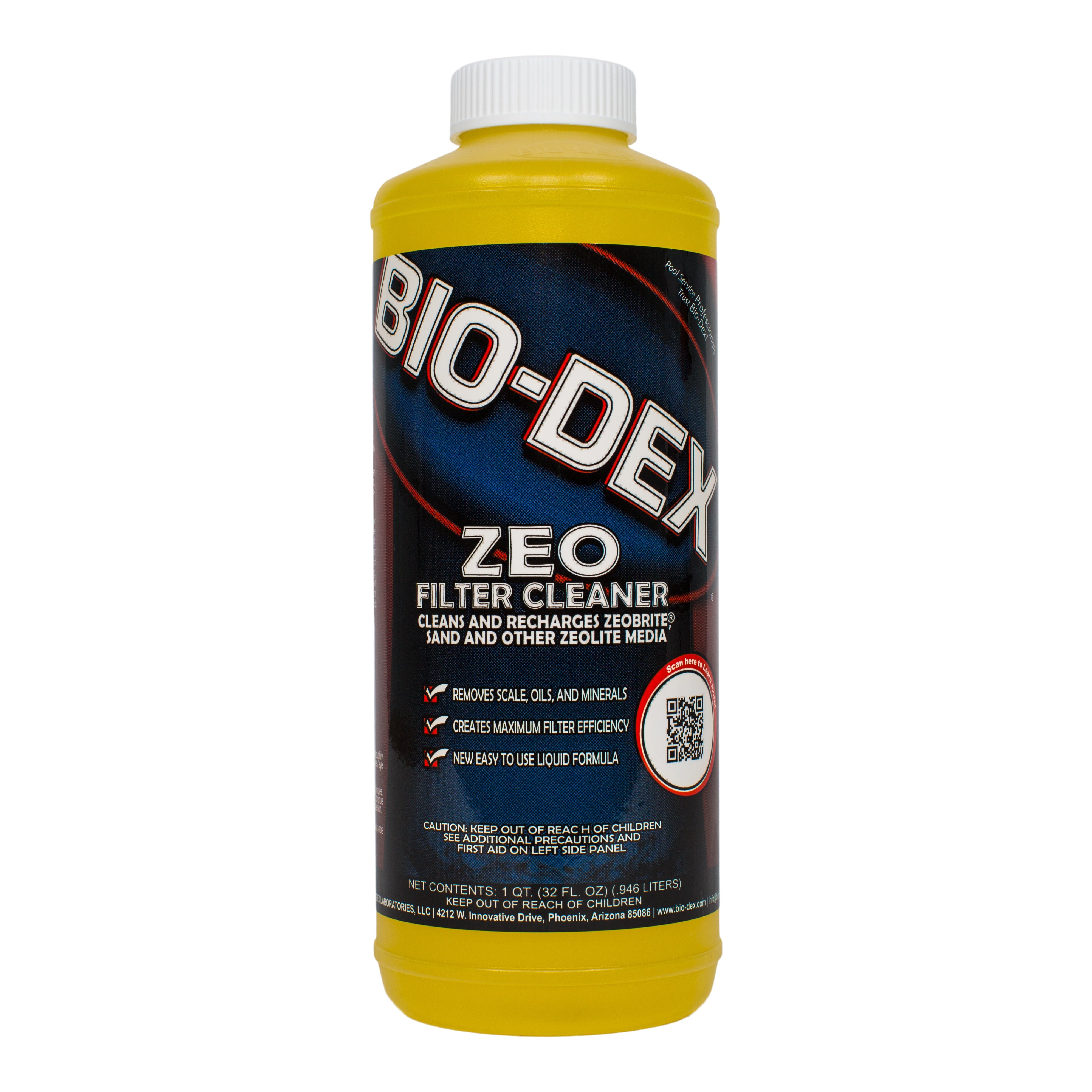 Bio-Dex Zeo Filter Cleaner for Effective Scale and Oil Removal Safe for Environment and Equipment