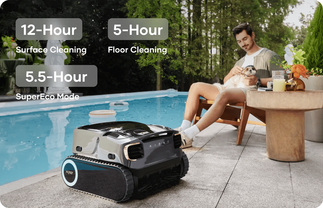 Aiper Scuba X1 Pro Max Cordless Robotic Pool Cleaner X9 - US, 8500 GPH â Vita Pool Supply