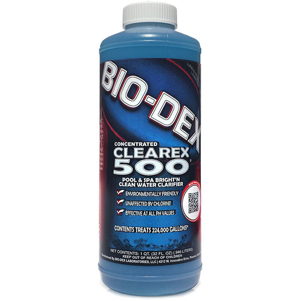 Bio-dex CX532 Clearex 500 Clarifier Professional Strength Water Clarifier