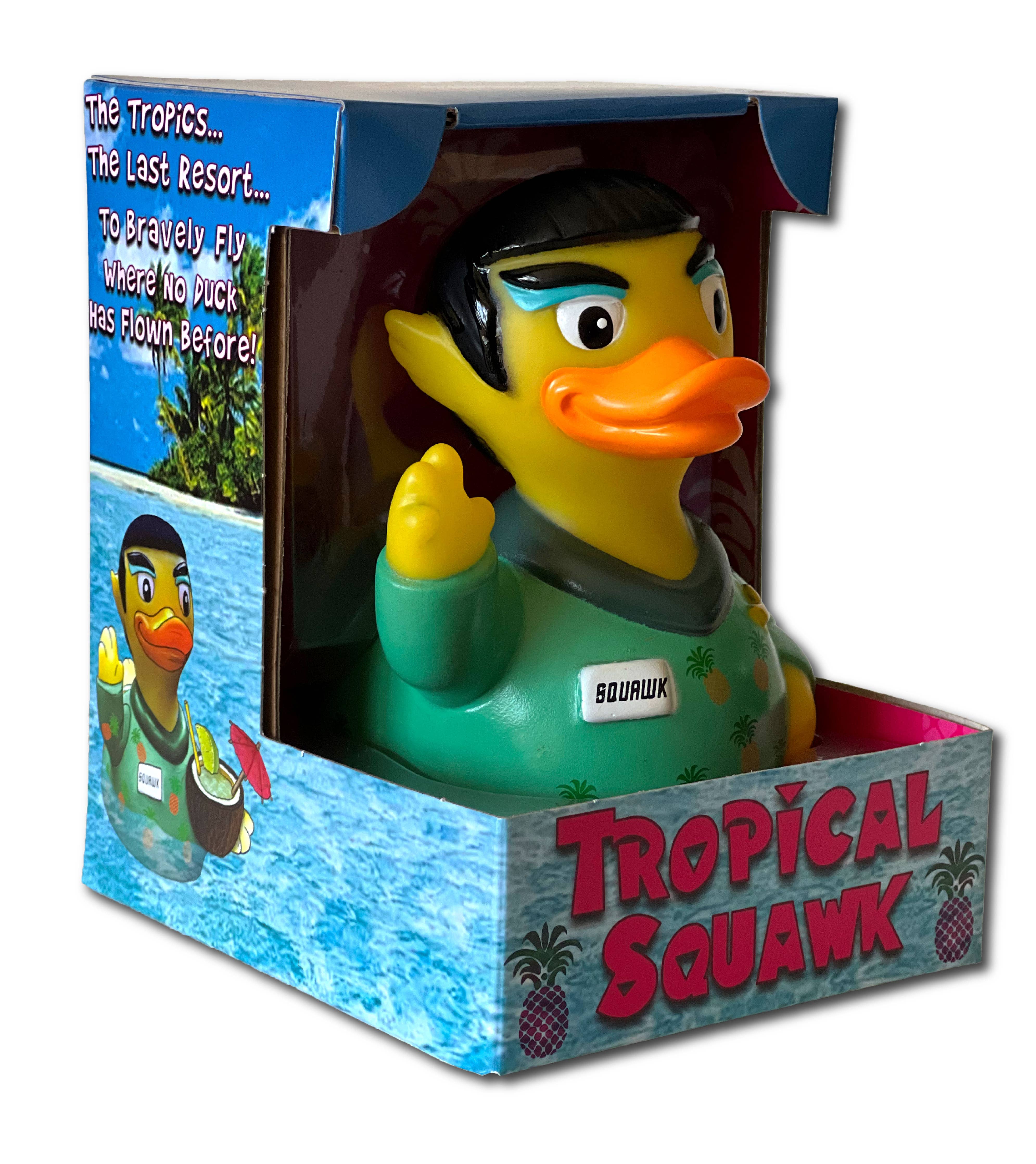 CelebriDucks Tropical Squawk Rubber Duck Collectible Gift