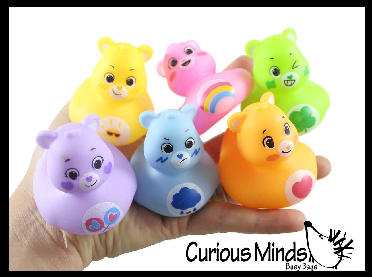 Care Bear Rubber Ducks 2 Inch 6 Print Variants Cute Novelty Gift