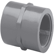 Lasco 2" Schedule 80 PVC Female Adaptor Socket X FPT, 835-020 by LASCO