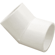 Lasco 45 Elbow 1.5" Slip x 1.5" Slip, 417-015 by LASCO