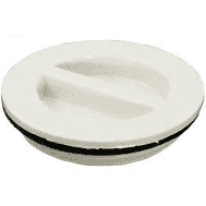 Waterway White Flush Plug 1.5" MPT with Gasket, 400-4140 by Waterway