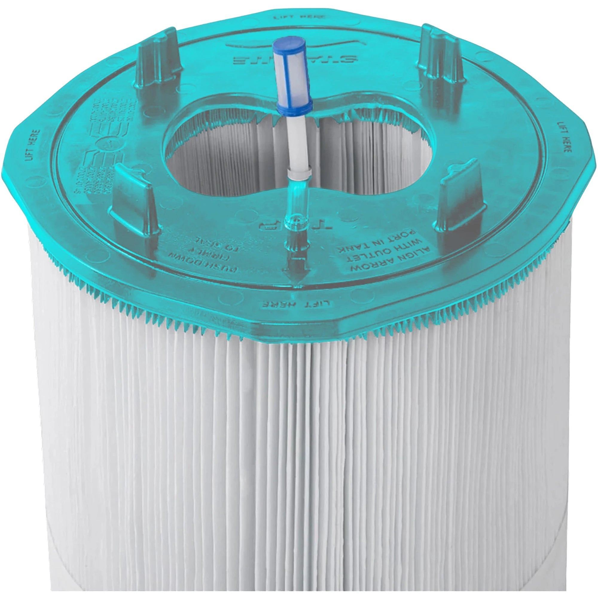 HF-STR2-150-01 Advanced Pool Filter Cartridge - Replacement for Sta-Rite System 2 150 Sq. Ft. PLM150, Pentair 27002-0150S and Air Bleed Assembly by Hurricane Pool Filters