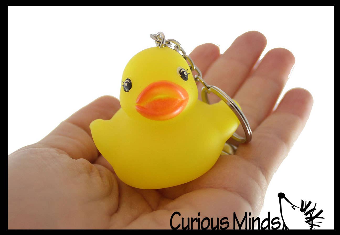 Mini Rubber Ducky Keychain