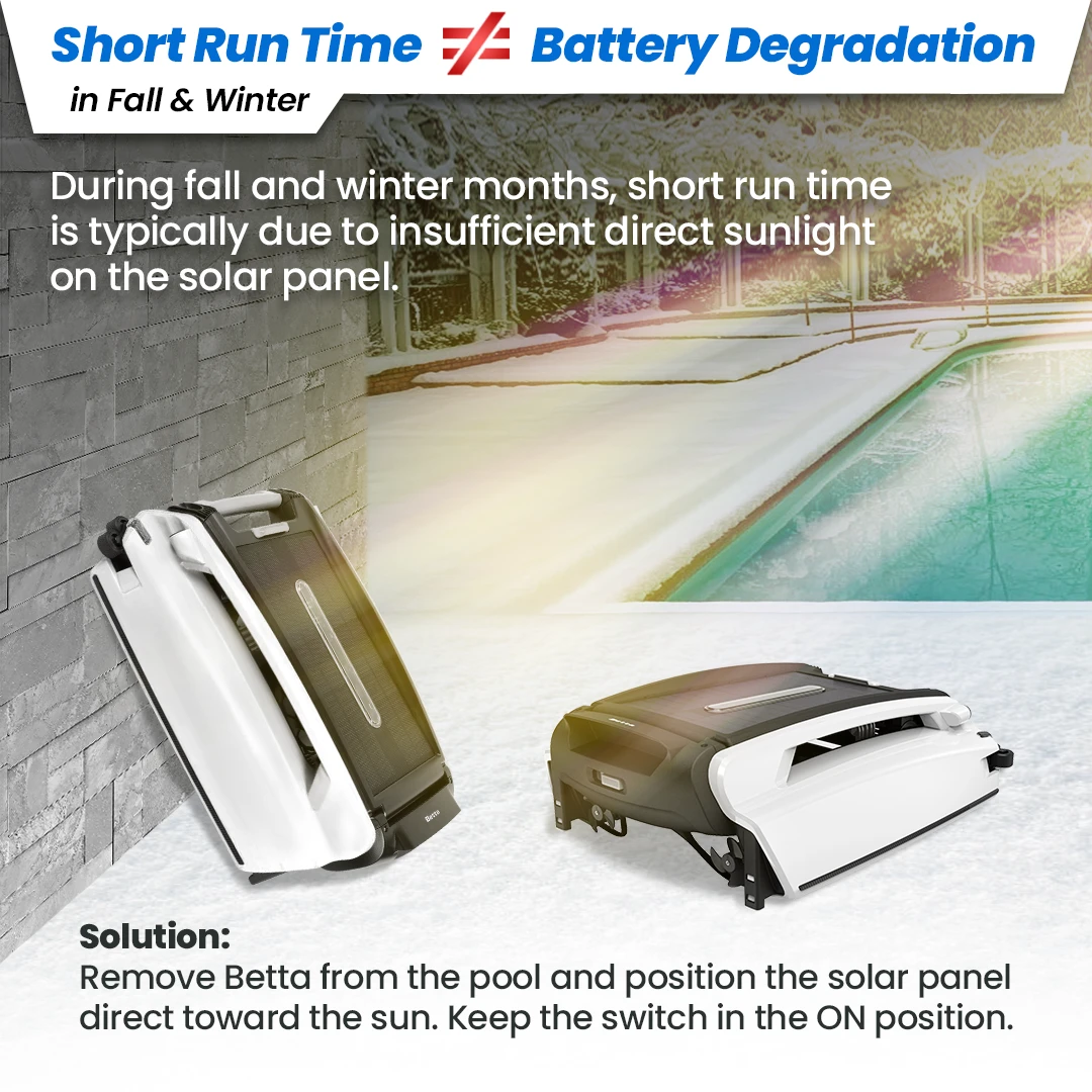 Betta SE - Solar-Powered Robotic Pool Skimmer by Betta