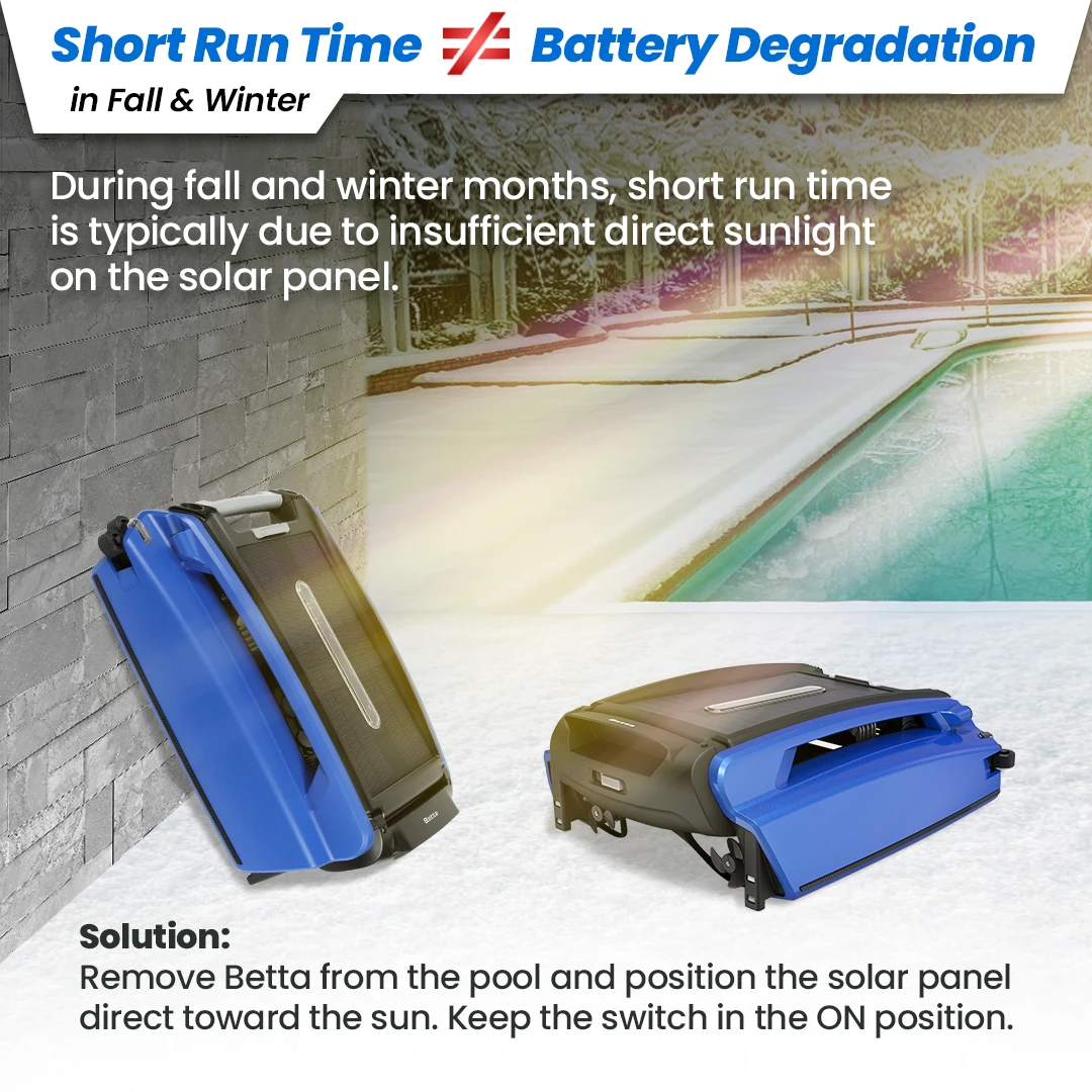 Betta SE - Solar-Powered Robotic Pool Skimmer by Betta