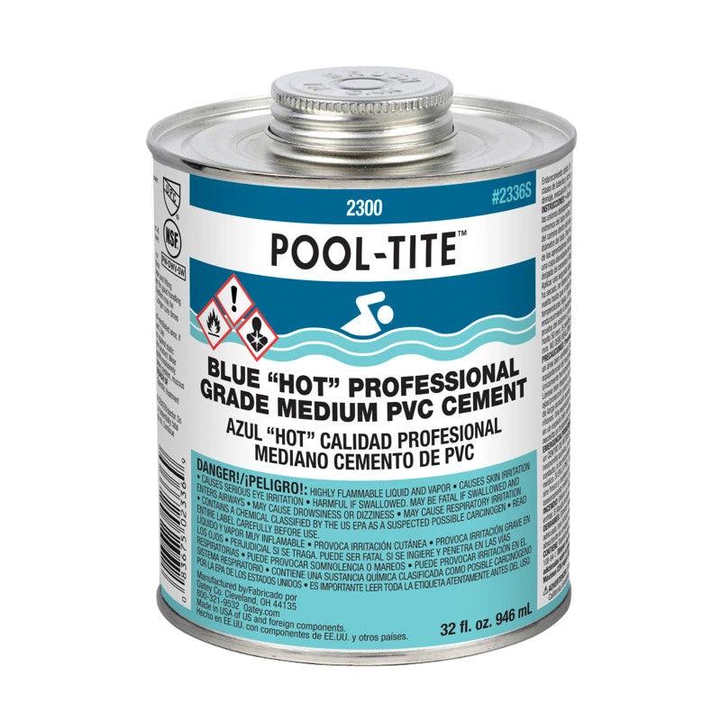 Oatey 32 Oz Pooltite Blue Glue Pipe Cement, 2336S by Oatey