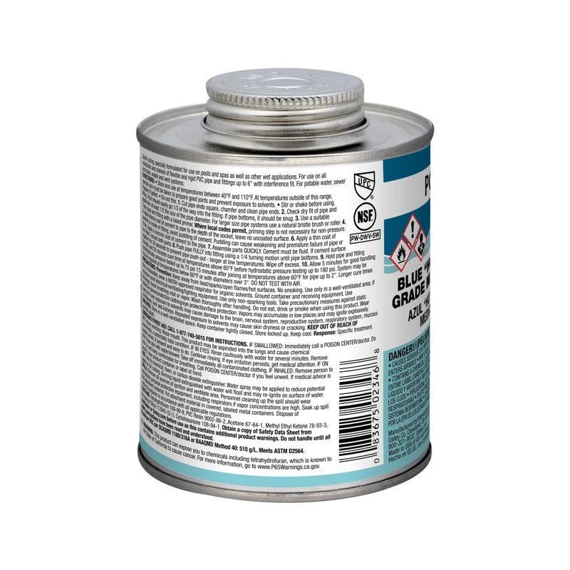 Oatey 16 Oz. Pool-Tite Blue Glue Pipe Cement, 2346S by Oatey