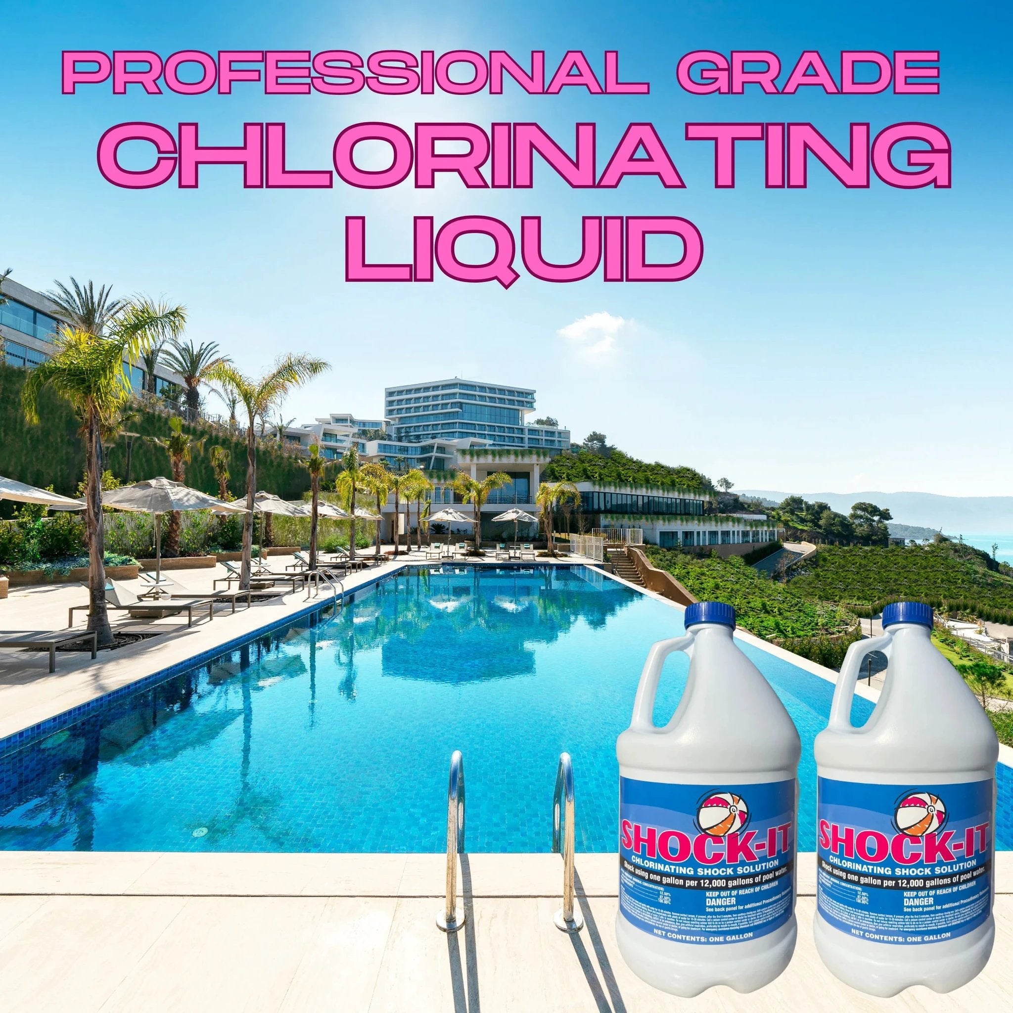 Shock-It Liquid Chlorine 12.5% Pool Shock by Shock-It