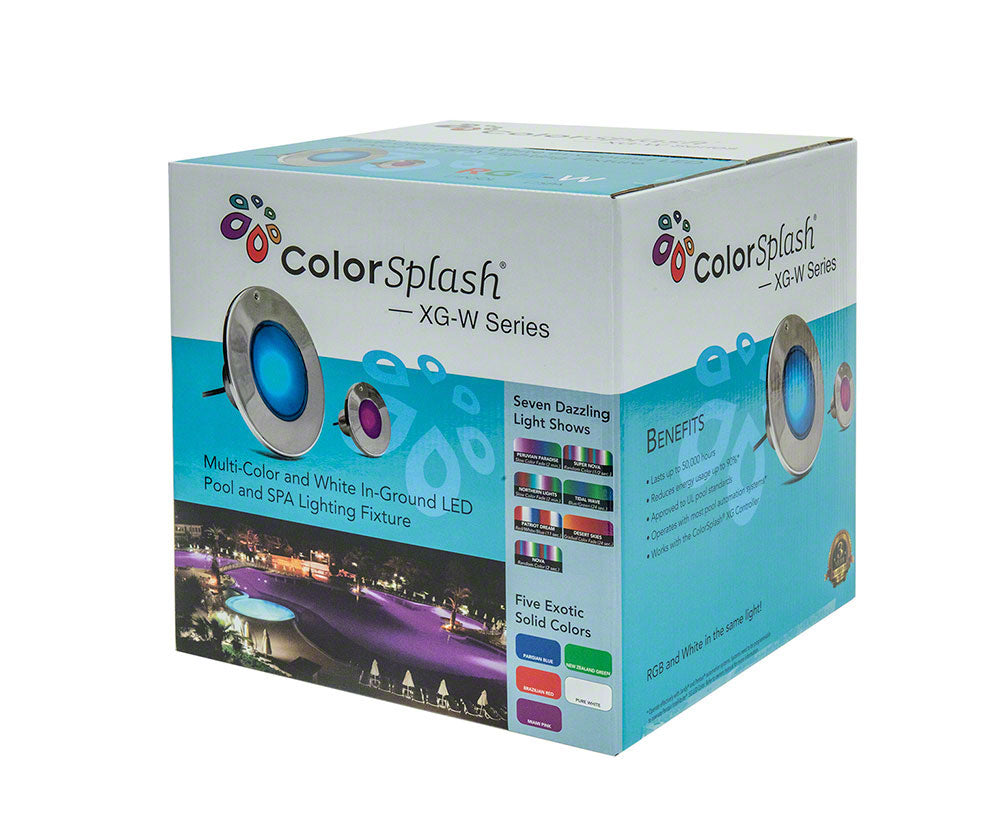 ColorSplash XG W LED Pool Light RGB White 500W 12V Cord