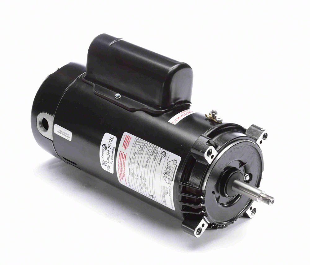 1 HP 56J Frame Two Speed 230V Energy Efficient Motor