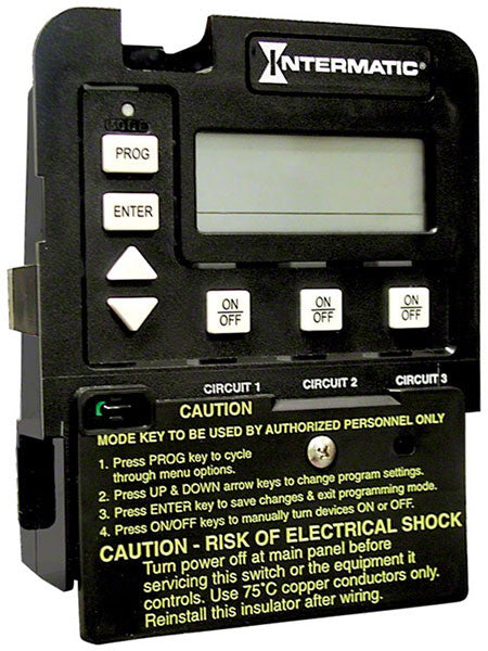 Three Circuit 24 Hour Time Control Mechanism 3SPST AC
