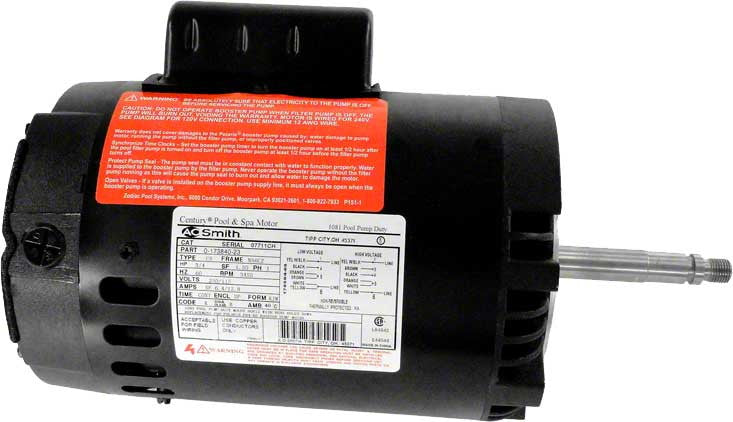 Three Quarter HP Booster Pump Motor Threaded Shaft 115230V