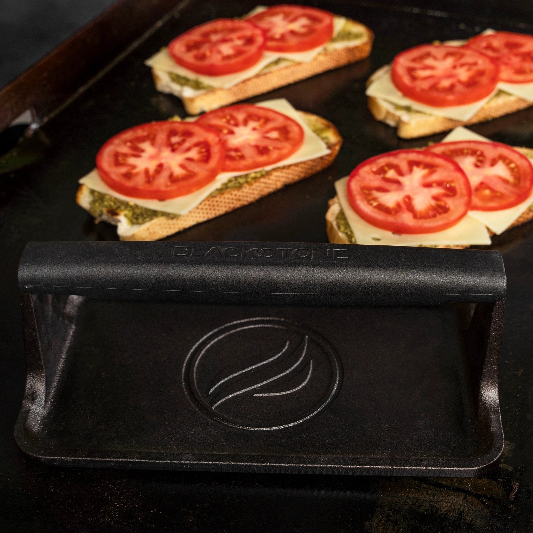 Medium Cast Iron Griddle Press by Blackstone Products