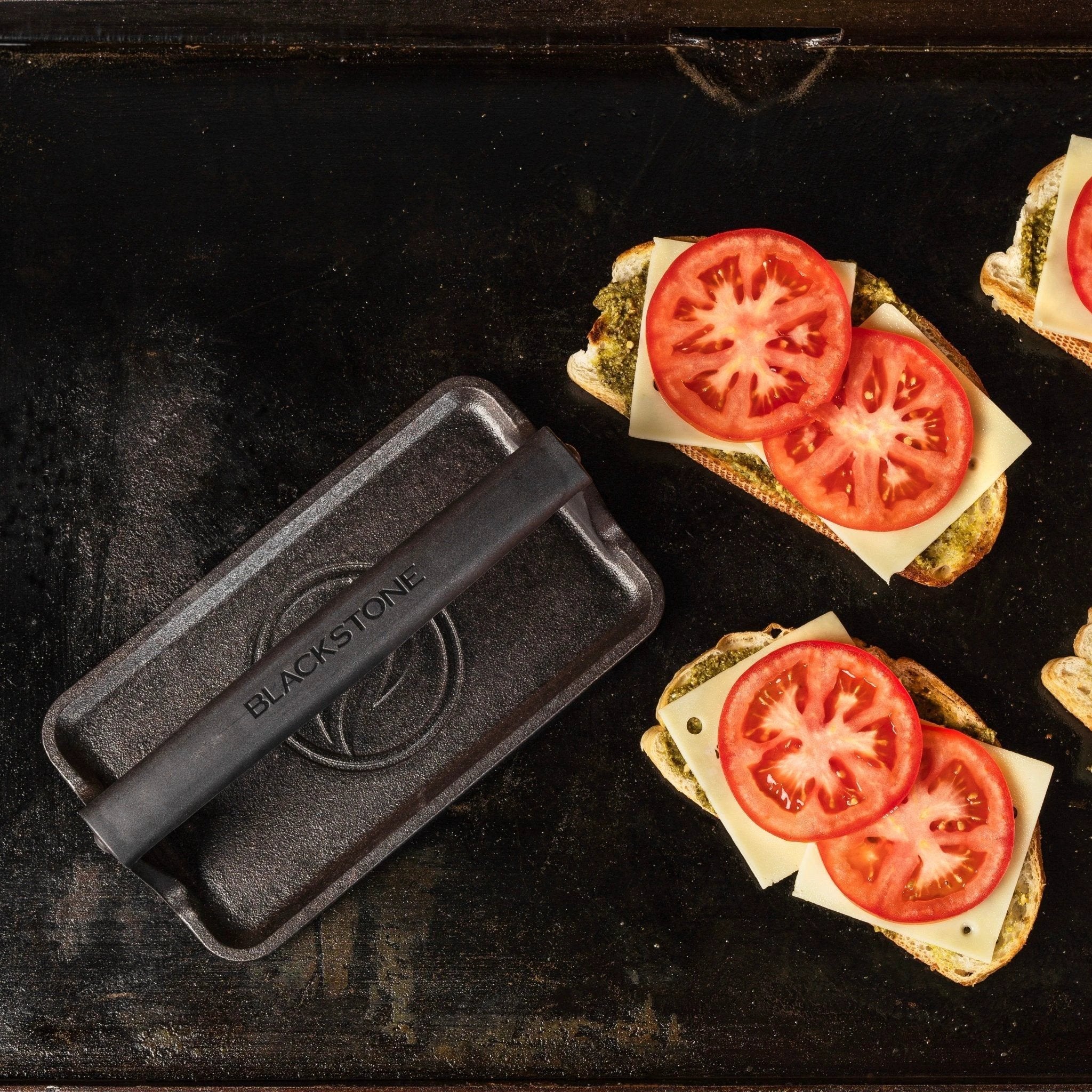 Medium Cast Iron Griddle Press by Blackstone Products