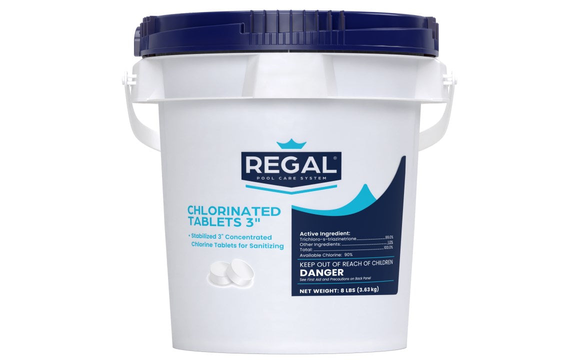 Regal Chlorinated Tablets 3 Inch 8 Lb Pool Sanitizer