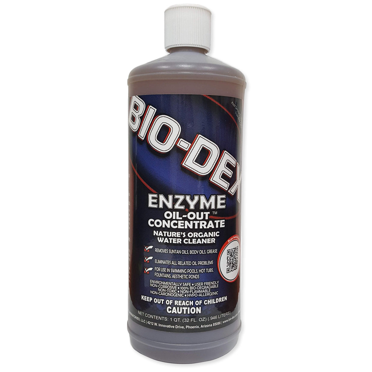 Bio-Dex Enzyme Oil-Out Concentrate Organic Water Cleaner for Safe Swimming