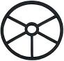 Aladdin O-176A Hayward 5-Spoke Spider Gasket after 1977 - Duckies Pool Supply