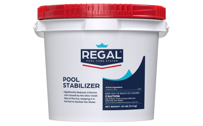 Regal Cyanuric Acid Pool Stabilizer 25lb Chlorine Bucket