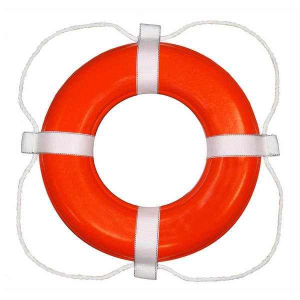 KEMP USA 20" Orange Life Ring Buoys USCG Approved