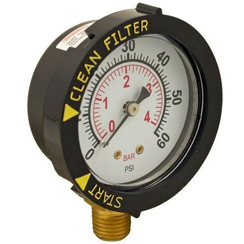 Swimables Bottom Mount Pressure Gauge SW-25-058 - Duckies Pool Supply