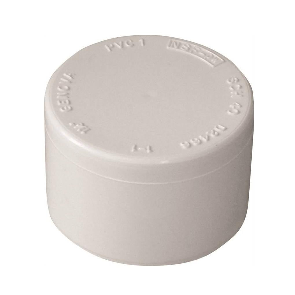 LASCO PVC 447-010 1 in. SKT Cap Schedule 40 Slip