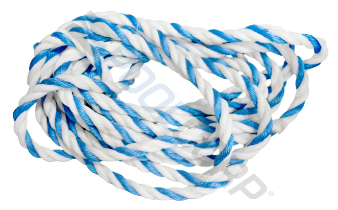 American Granby 0.75" x 300' Roll Blue/White Pool Rope - Duckies Pool Supply