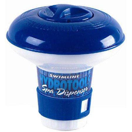 PoolStyle Chemical Dispenser for 1.5" Tablets Blue Amp; White K033BU - Duckies Pool Supply