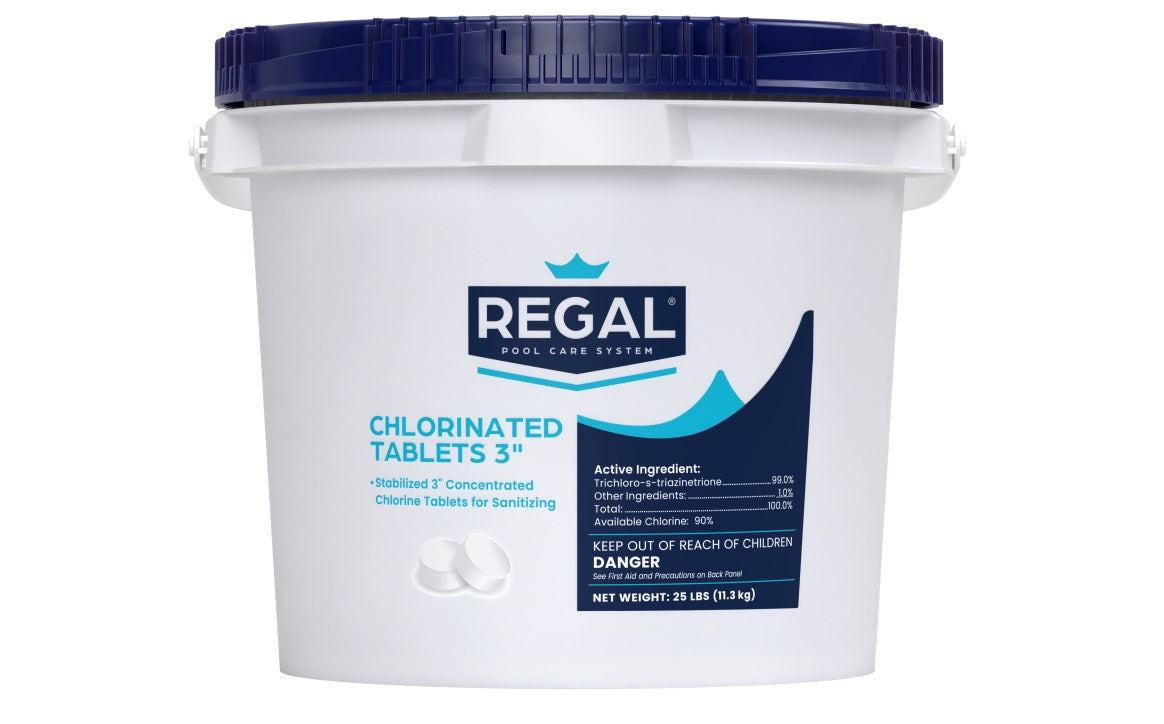Regal 4Lb 3 Inch Chlorinated Tablets For Pool Sanitation