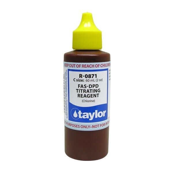 Taylor R-0871 2oz FAS DPD Titrating Reagent (Chlorine) - Duckies Pool Supply