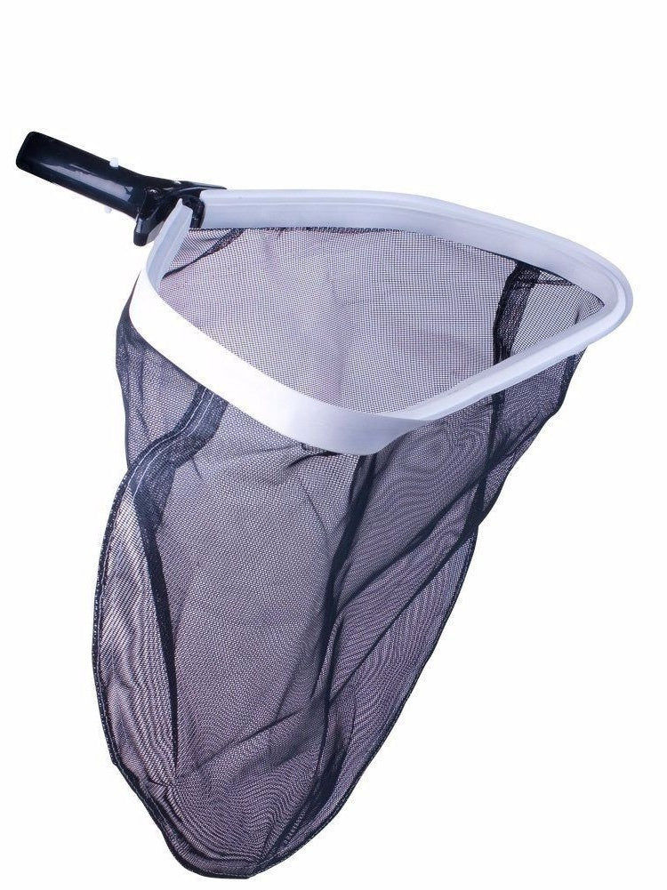 Heavy Duty Swimming Pool Skimmer Leaf Rake w/HD Mesh Net & 18" Aluminum Frame|152232689241