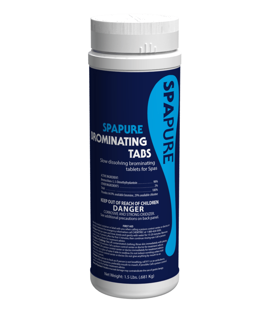 SpaPure Bromine Tabs for Spas 1.5 Pound Sanitizer Pack