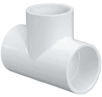 Lasco Schedule 40 1.75" Socket PVC Tee, 401-015 by LASCO