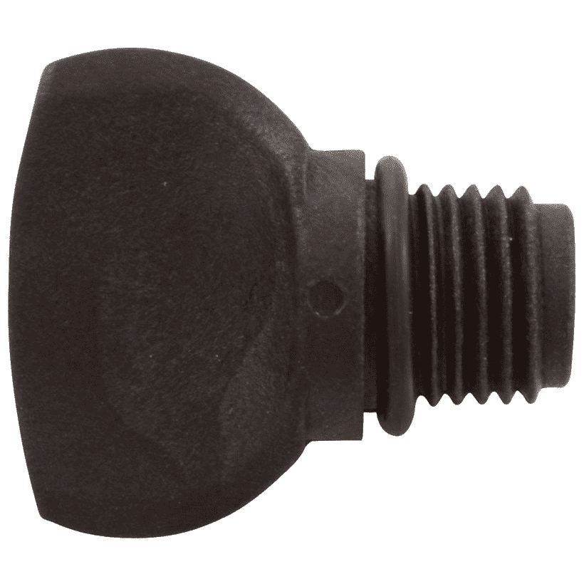 CMP Black .25"Plug With O-Ring, 25357-054-000 by Duckies Pool Supply