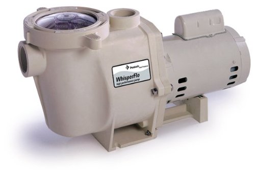 Pentair 011513 WhisperFlo High Performance Energy Efficient Single Speed Full Rated Pool Pump, 1 Horsepower, 115/208-230 Volt, 1 Phase