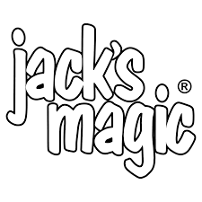 Jack's Magic Stain Chemicals logo for pool care brand.