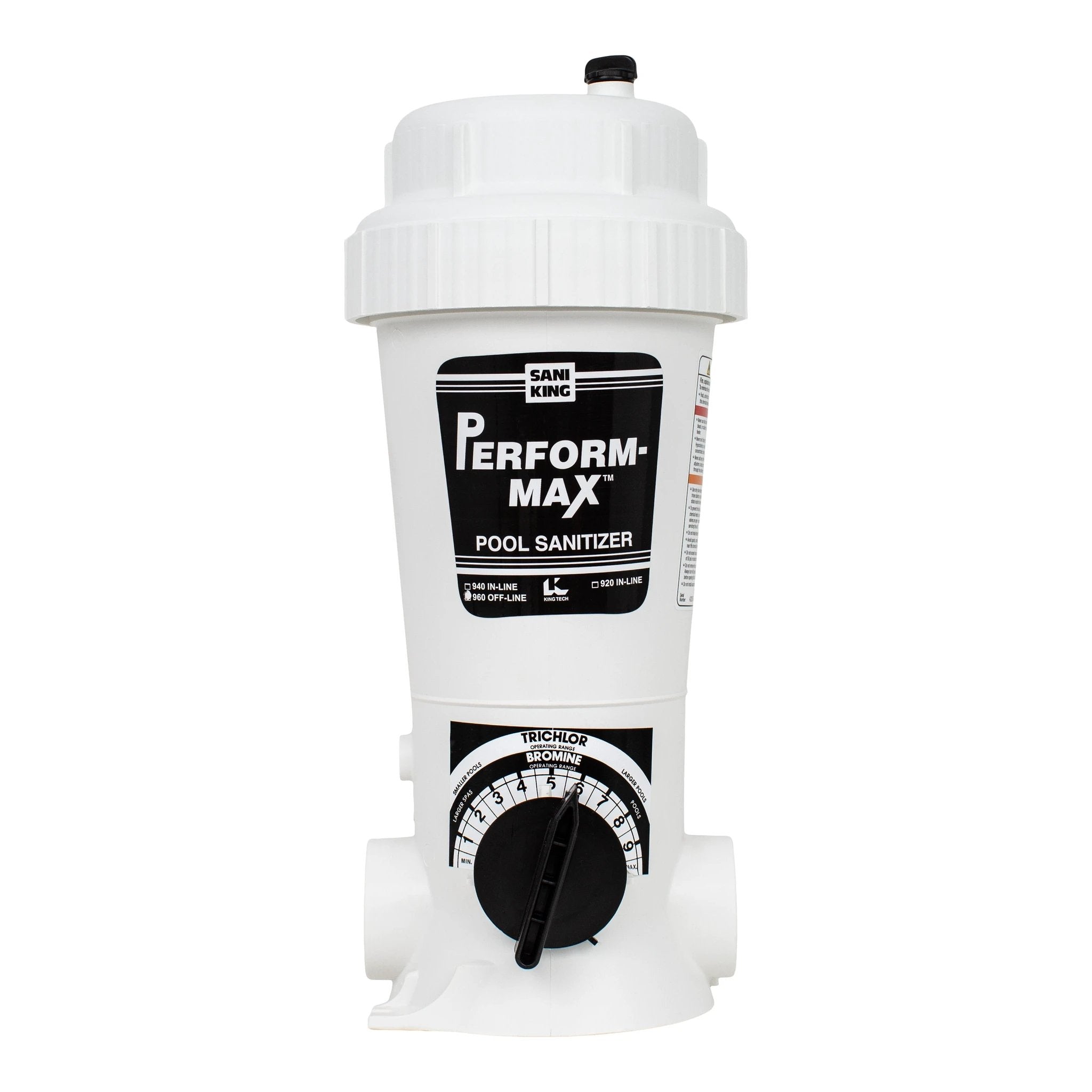 Sani King Perform Max 960 Inline Pool Chemical Feeder Chlorine Or Bromine by SANI-KING