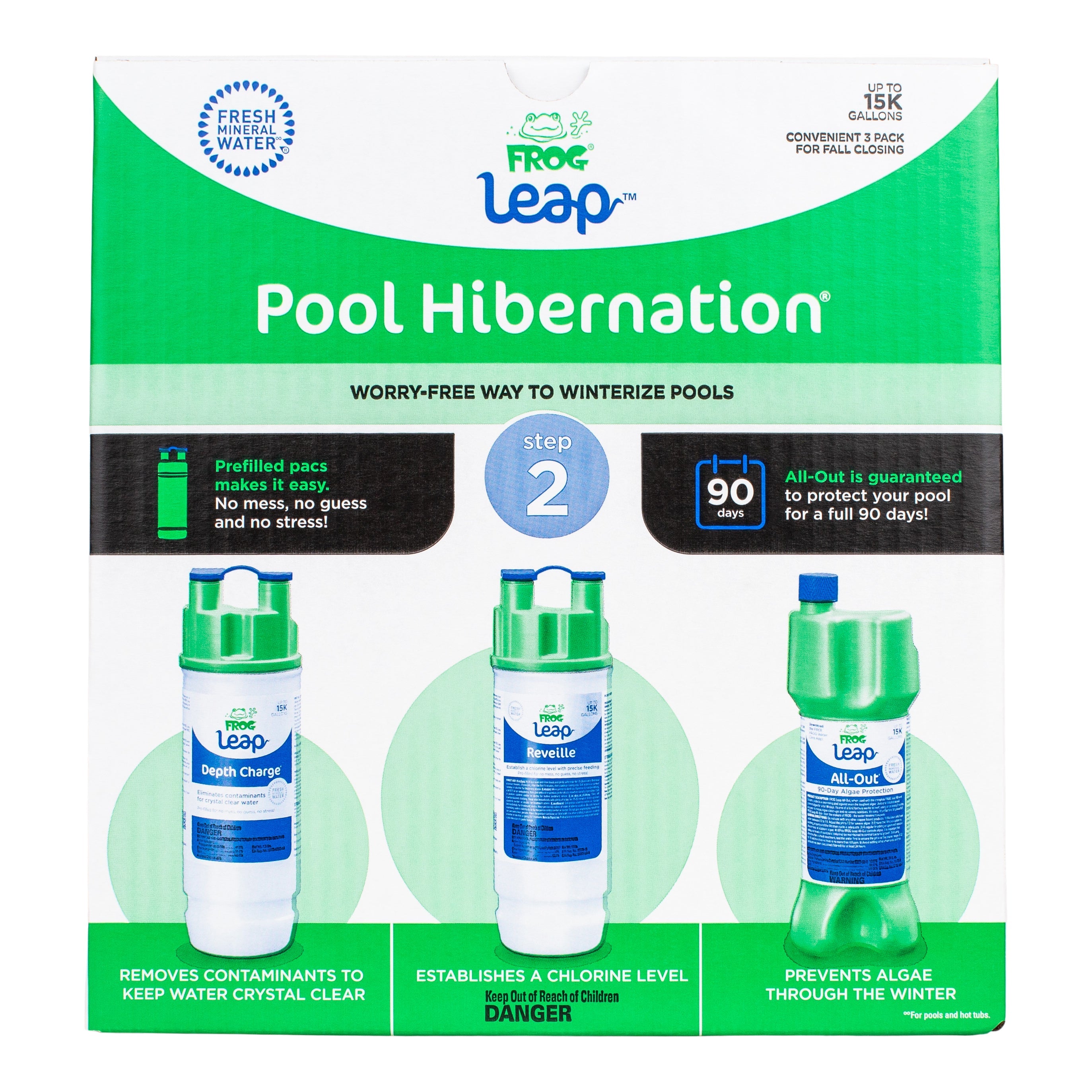 Frog Leap Pool Wake Up and Hibernation Kit for Season Prep
