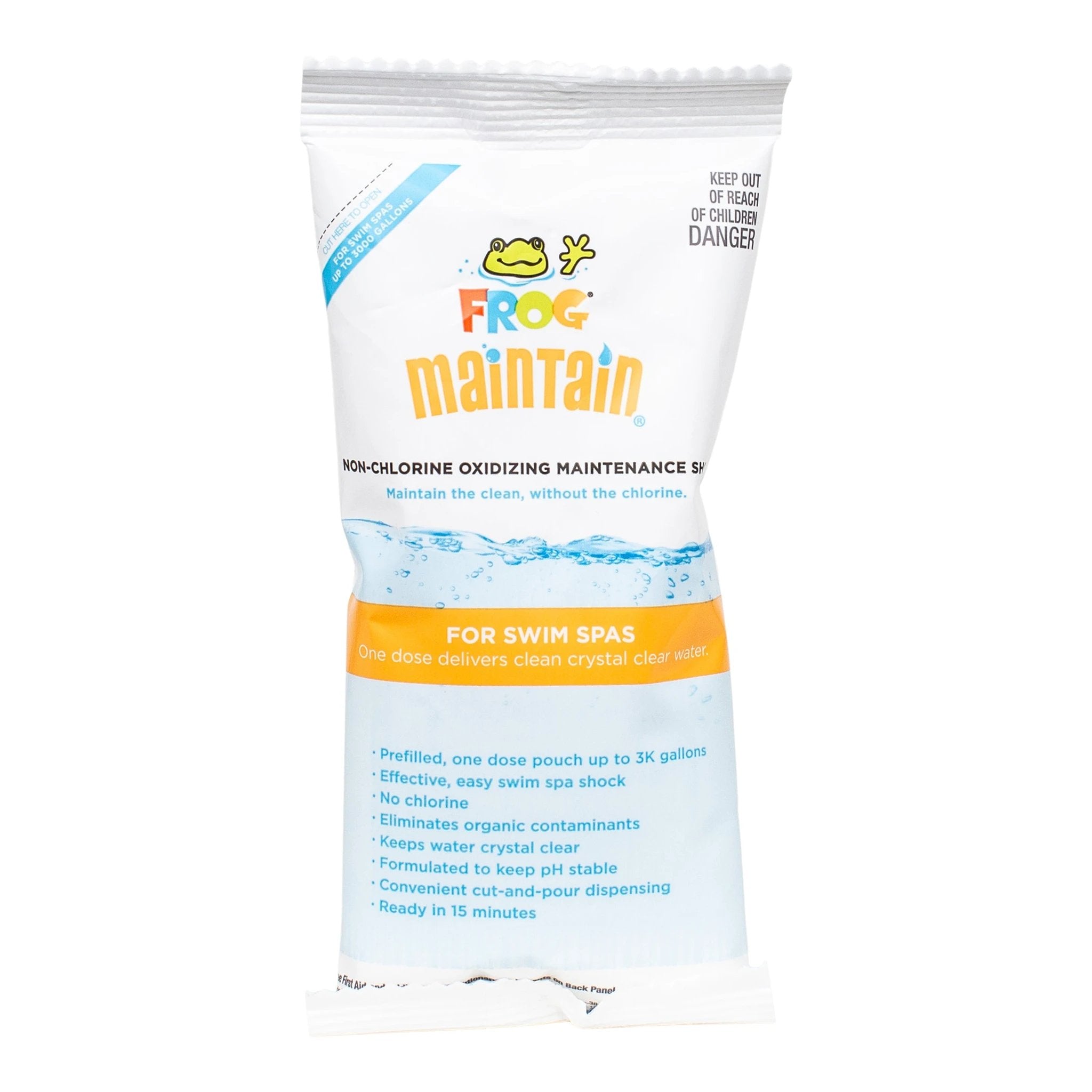 Frog Maintain Swim Spa Shock Granular Treatment One Dose For Crystal Clear Water by Frog
